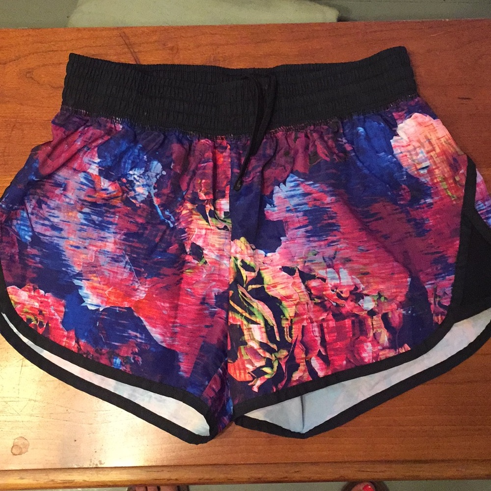 Champion multicolor running shorts size small